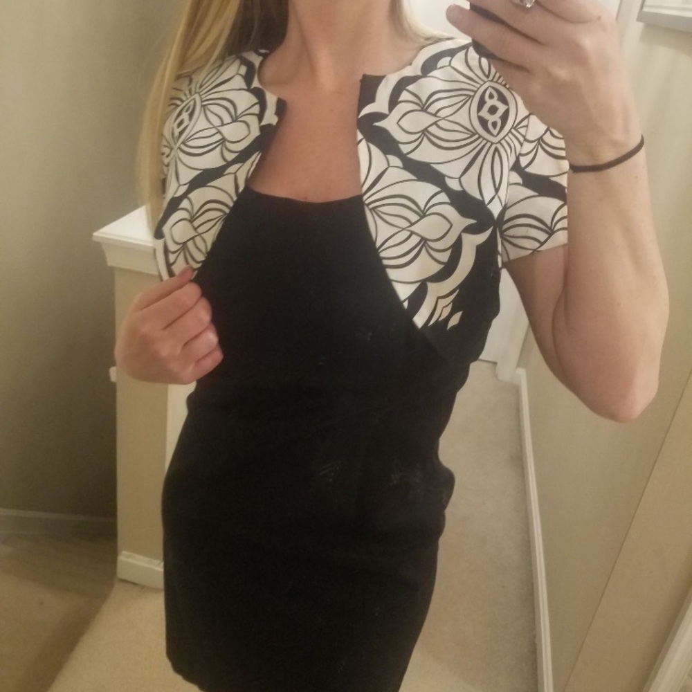 Two-piece Black Dress